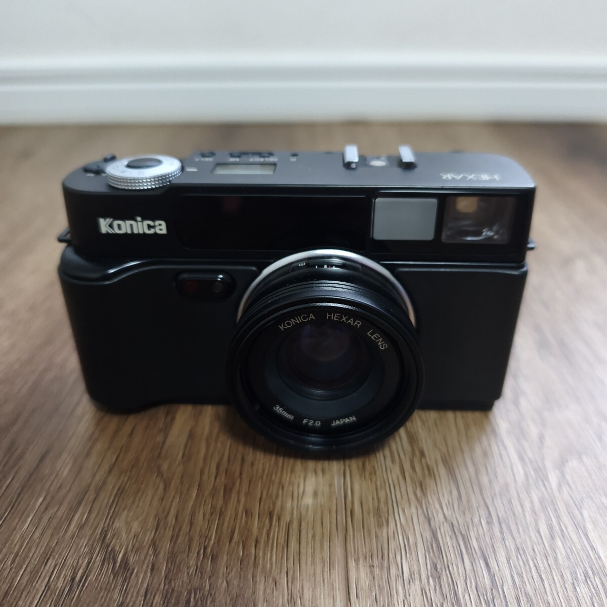 Konica HEXAR ブラック フィルムカメラ コンパクトフィルムカメラ コニカ