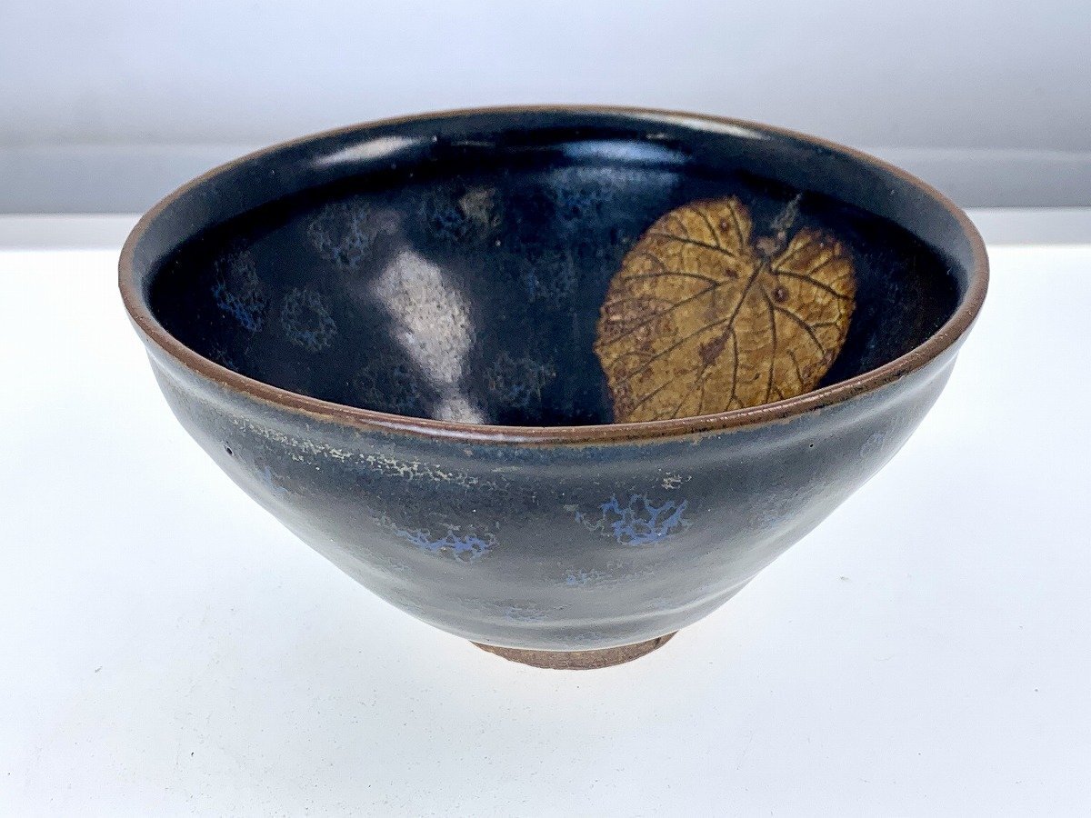 木の葉天目茶碗　　[03-7859