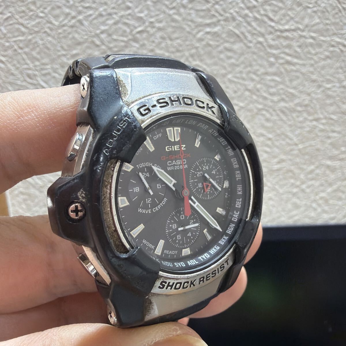 CASIO カシオ G-SHOCK 電波ソーラー 腕時計　GS−1000J 稼働品