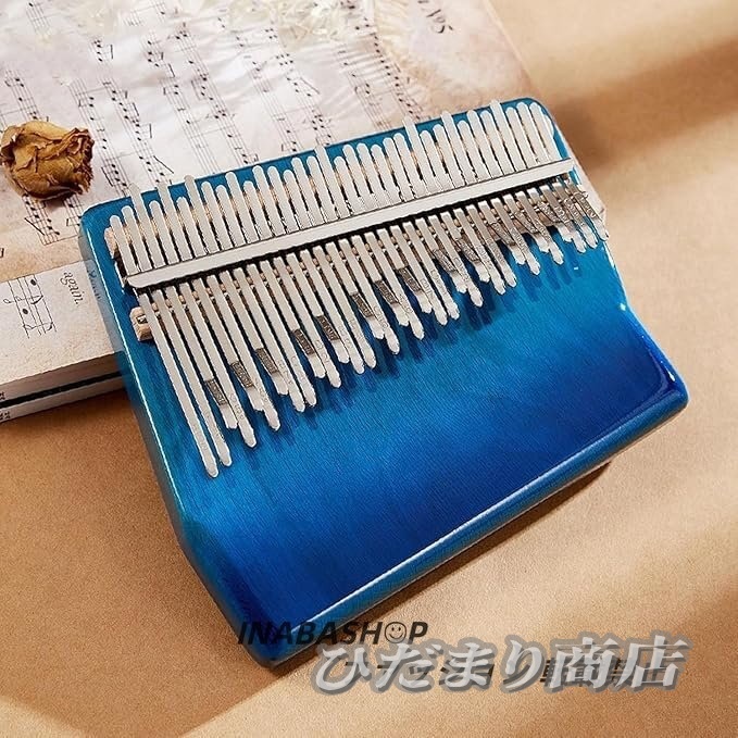 プロ 親指ピアノ カリンバ 34 キーkalimba フィンガーピアノ ポータブル 楽器 マリンバ 収納ケースとアクセサリー付き