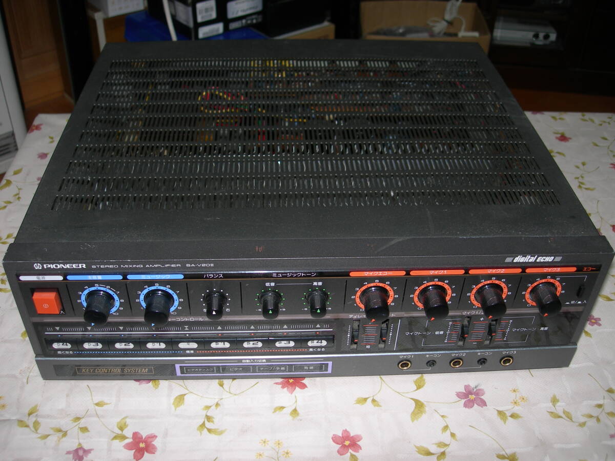 ★ PIONEER パイオニア カラオケミキシングアンプ SA-V20Ⅱ 動作確認　1台 中古 1