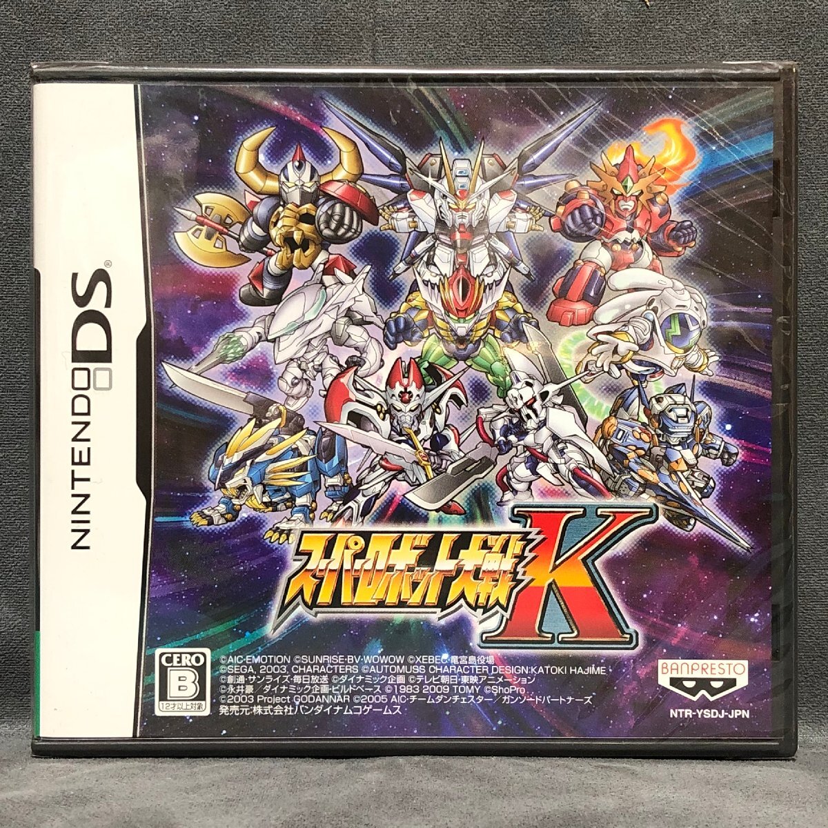 シュリンク未開封 NINTENDO DS ゲームソフト ★『スーパーロボット大戦K』（スーパーロボットたいせんケイ）★2009年DS用ソフトP2SDS18