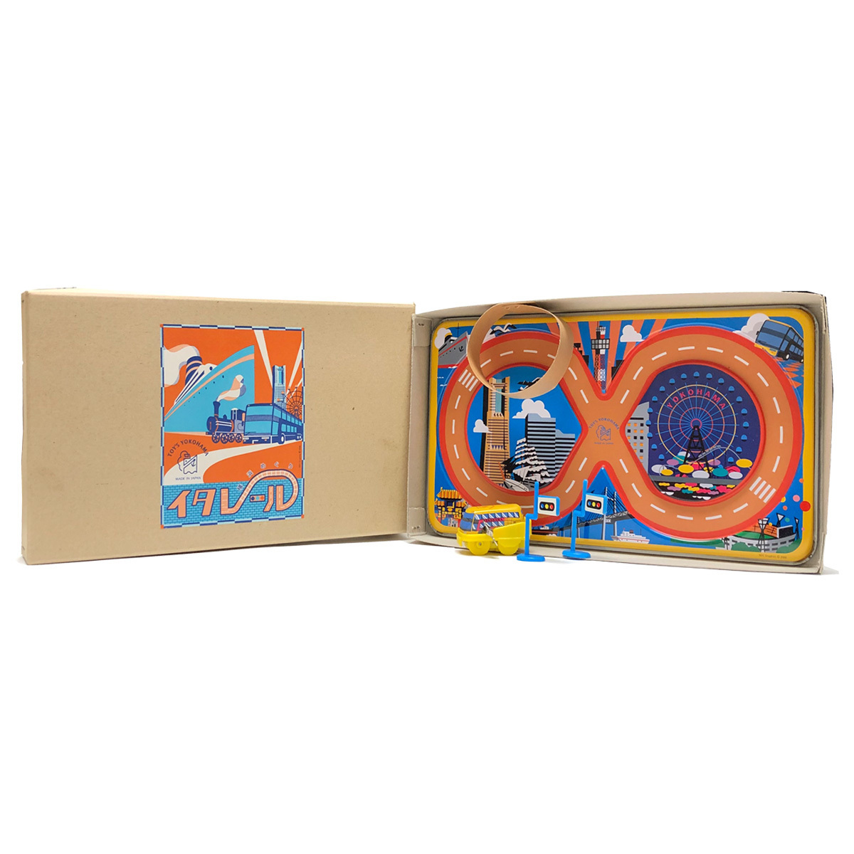 ★三幸製作所 Toy's Yokohama 8の字板レール　ポコポコダブルデッカーバス★BCTT097-4