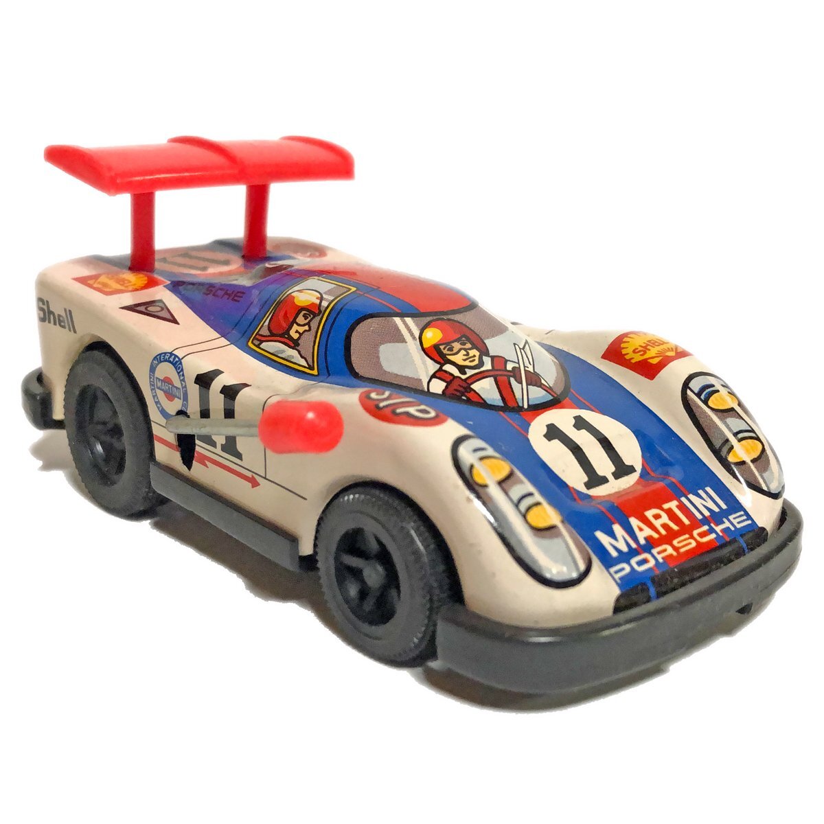〇★三幸製作所 Lever Action Porsche Racing 917 Type レバーアクション レーシングポルシェ917 Tin Toy Porsche917 白★BCTT169-2