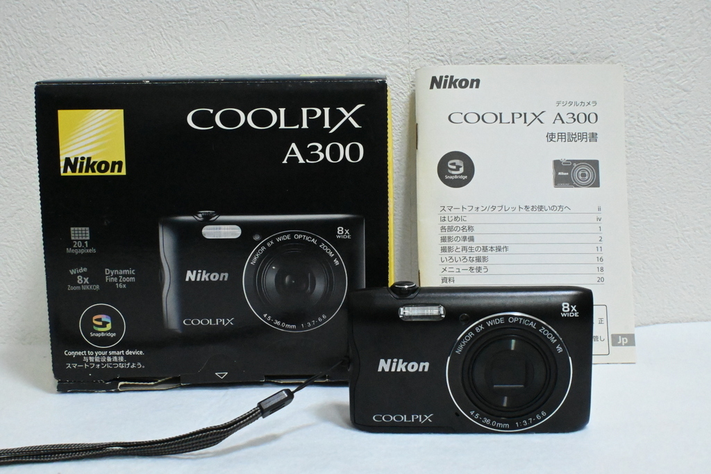 ジャンク 通電確認　Nikon COOLPIX A300　デジカメ デジタルカメラ