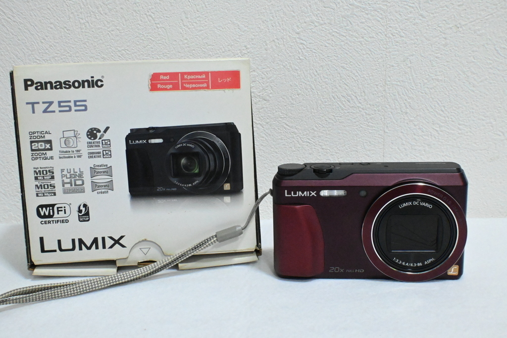 ジャンク 通電と簡易動作確認　Panasonic DMC-TZ55 デジカメ デジタルカメラ