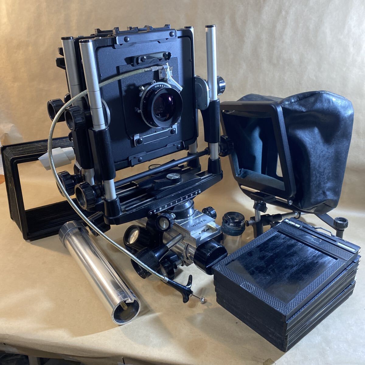 WISTA 大判カメラ NIKKOR-W 150mm 1:5.6 + 付属品