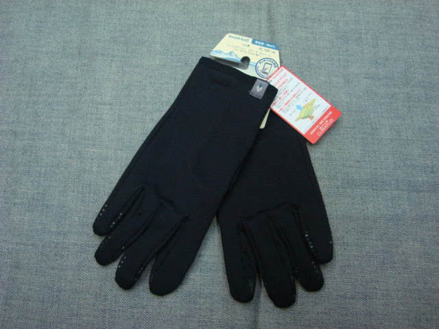 新品mont-bell(モンベル) トレールアクション グローブ Men's ブラック(BK) L