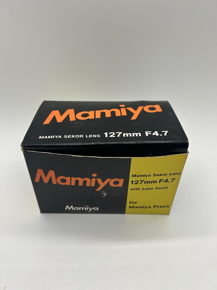 MAMIYA MAMIYA-SEKOR P F4.7 127mm 中判 レンズ　箱付き