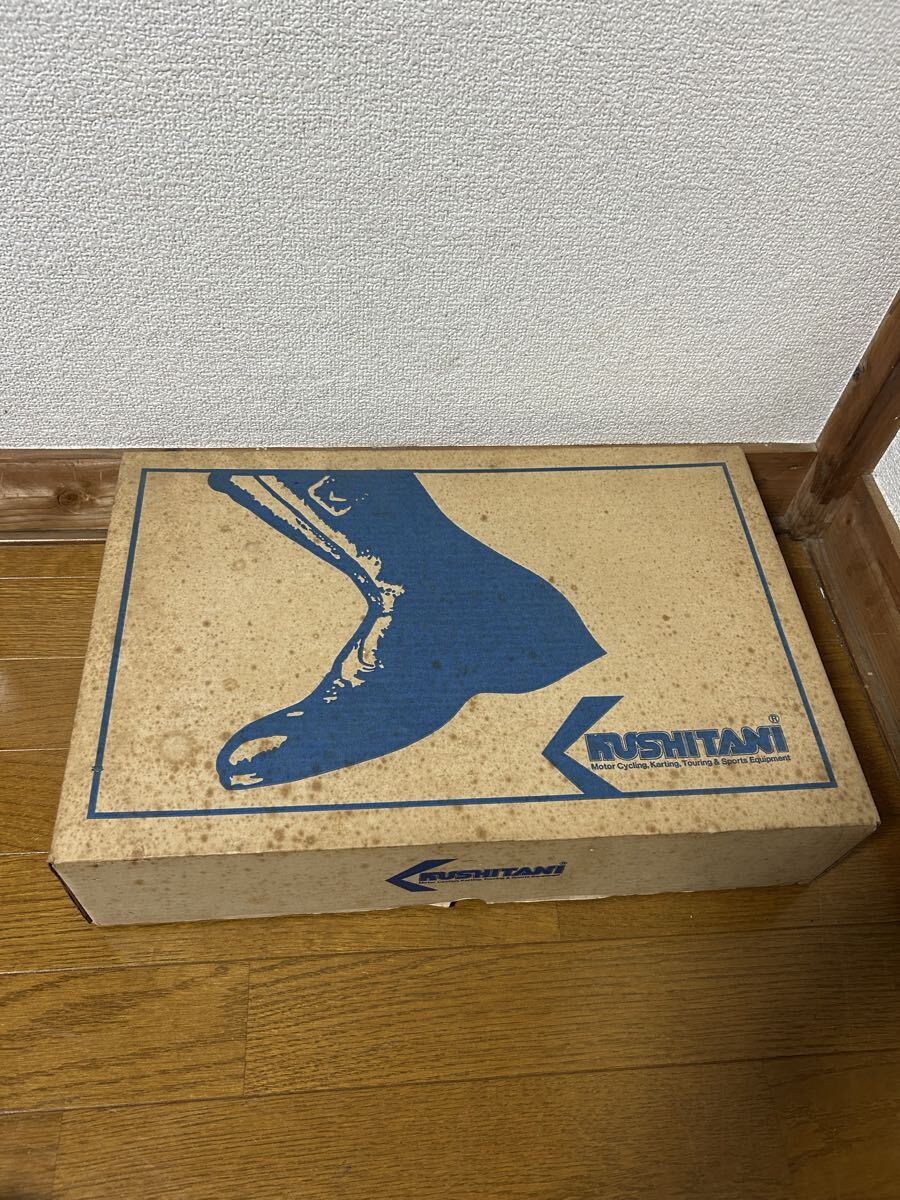 クシタニ　レーシングブーツ　白/紺　25.0㎝ぐらい