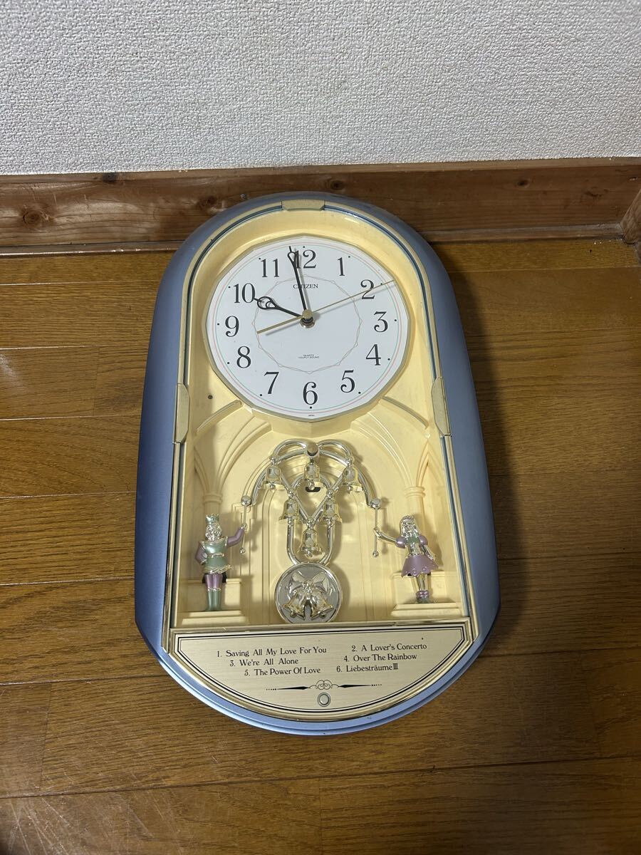 シチズン 壁掛け時計 4MJ839 メロディークロック からくり時計