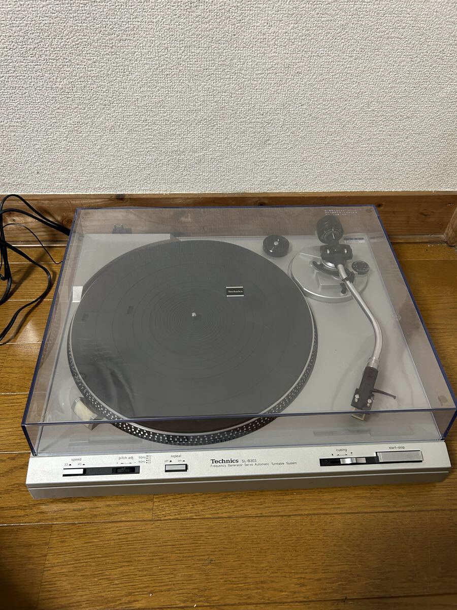 Technics SL-B303 レコードプレーヤー 本体 通電オケ