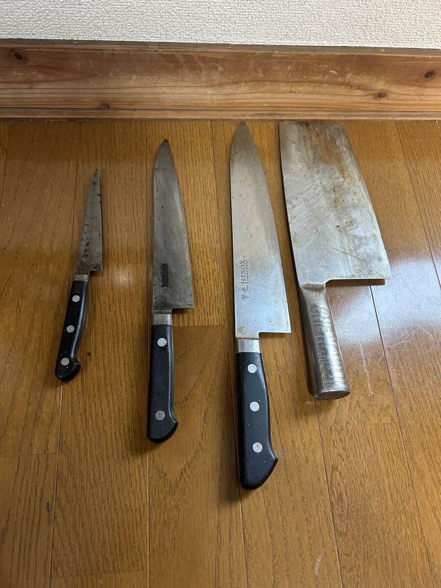 調理器具 出刃包丁 料理包丁 三徳包丁　兼松作　紀伊国屋　實光　H-INOX CHENCHUJI 牛刀