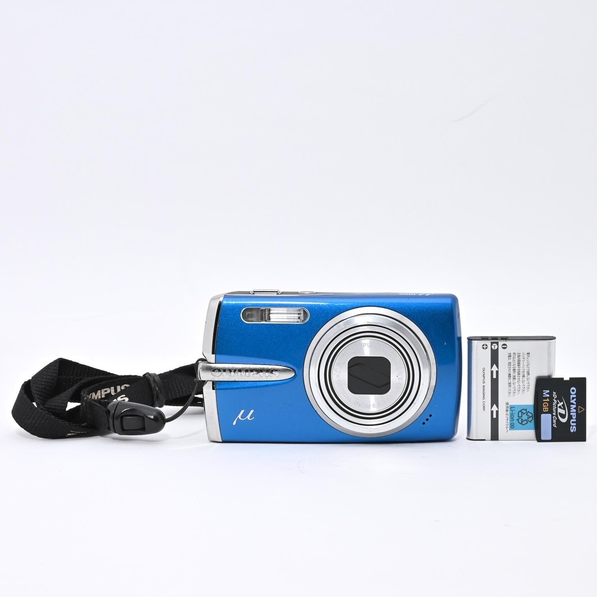 1163＜良品＞ OLYMPUS デジタルカメラ μ1020 ブルー μ1020BLU