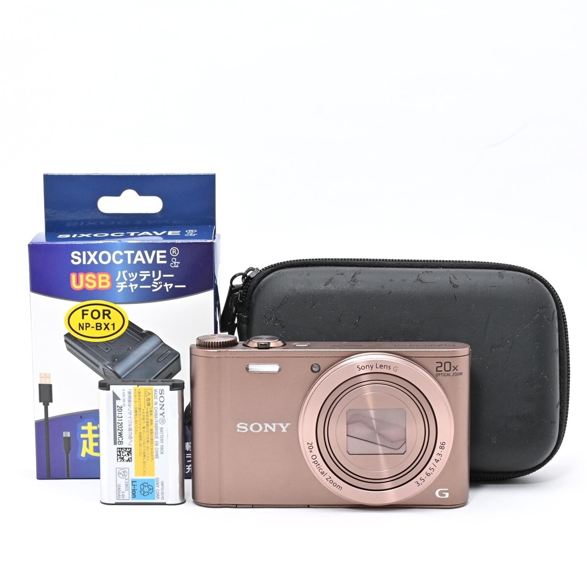 1294＜良品＞ ソニー Cyber shot DSC WX300 T ブラウン