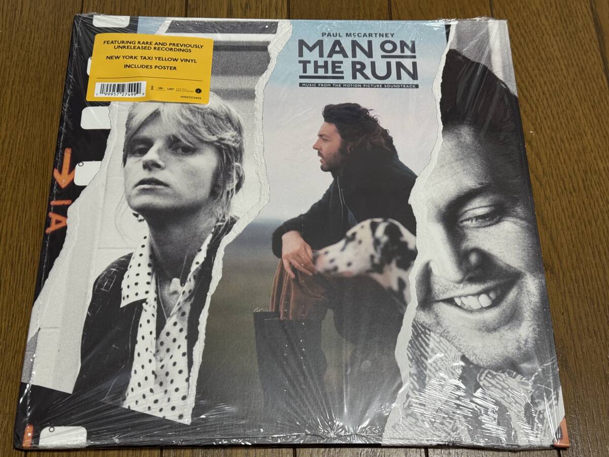 ポール・マッカートニー『Man On The Run: Music From The Motion Picture Soundtrack』UNIVERSAL MUSIC STOREカラー盤＊美品