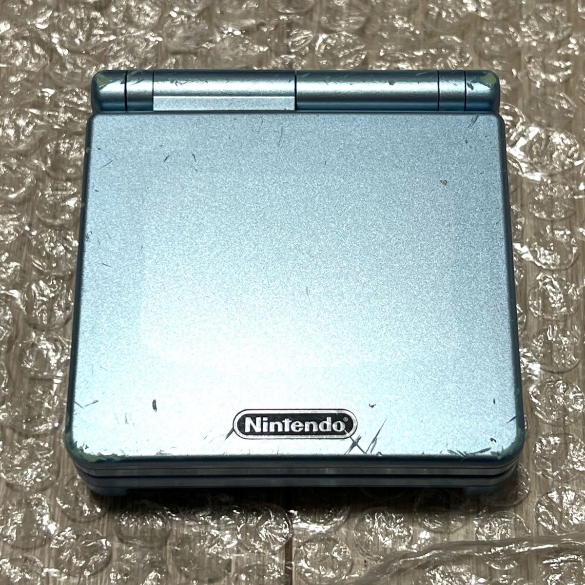 〈動作確認済み〉GBA ゲームボーイアドバンスSP 本体 パールブルー AGS-001 GAMEBOY ADVANCE SP
