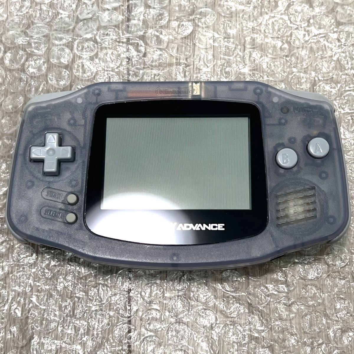 〈良品・画面ほぼ無傷・裏蓋欠品・動作確認済み〉GBA ゲームボーイアドバンス 本体 ミルキーブルー AGB-001 GAMEBOY ADVANCE