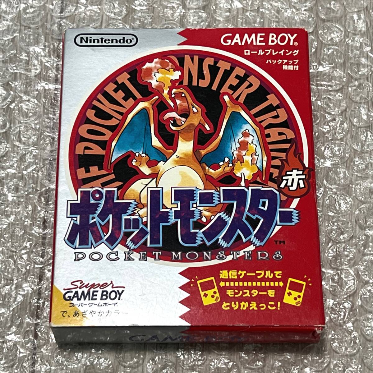 〈良品・箱説マップ付属・動作確認済み〉 GB ゲームボーイ ポケットモンスター赤 GAMEBOY Pokemon Red 初期 初代 ファイアレッド