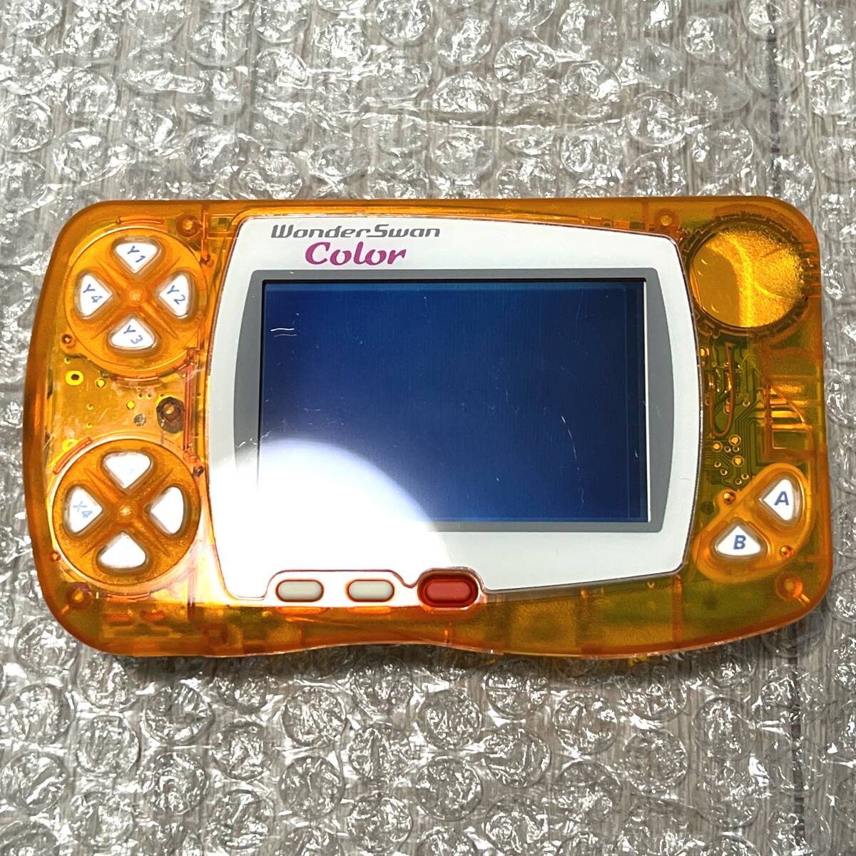 〈美品・動作確認済み〉WS WSC ワンダースワン カラー 本体 クリスタルオレンジ Wonder Swan Color Crystal クリスタル