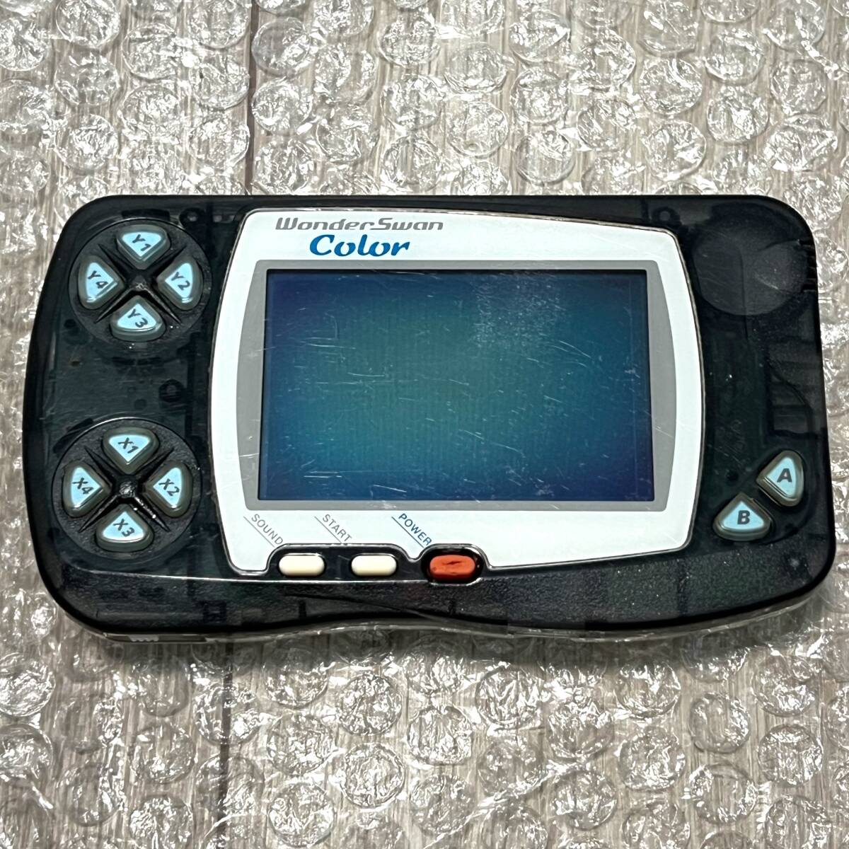 〈注意点あり・動作確認済み〉WS WSC ワンダースワン カラー 本体 クリスタルブラック Wonder Swan Color Crystal クリスタル クリア 透明