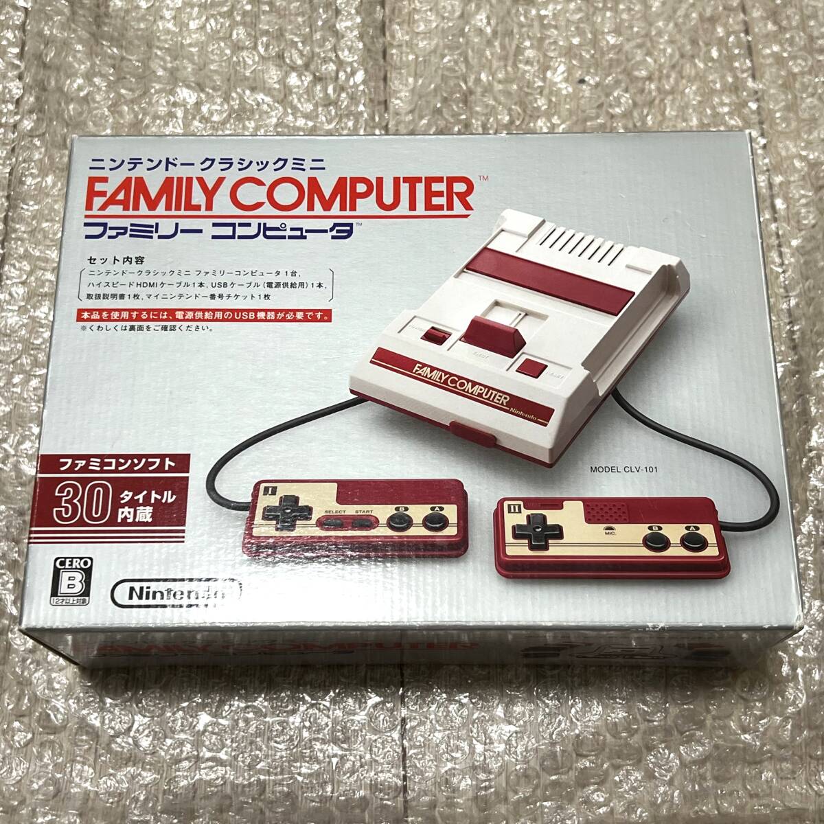 〈ほぼ未使用・本体極美品・動作確認済み〉SFC ニンテンドークラシックミニ ファミコン 本体 CLV-101 NES mini