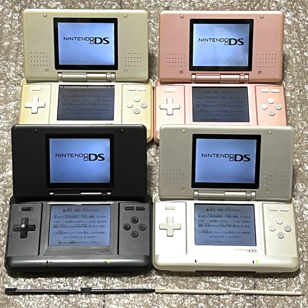〈良品・動作確認済み〉NDS 初代 ニンテンドーDS 本体 4台 NTR-001 NINTENDO DS