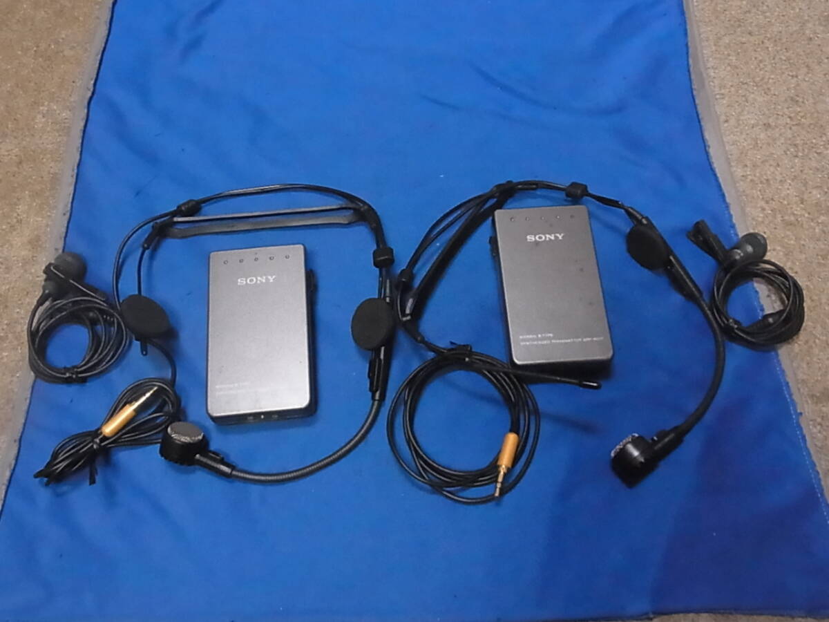官3 SONY SRP-803T ワイヤレスマイク トランスミッター ２個セット