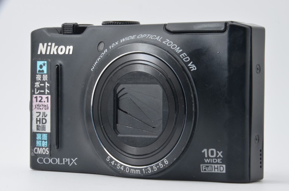 ★良品★ニコン NIKON COOLPIX S8100 ブラック コンパクトデジタルカメラ B3992 #88