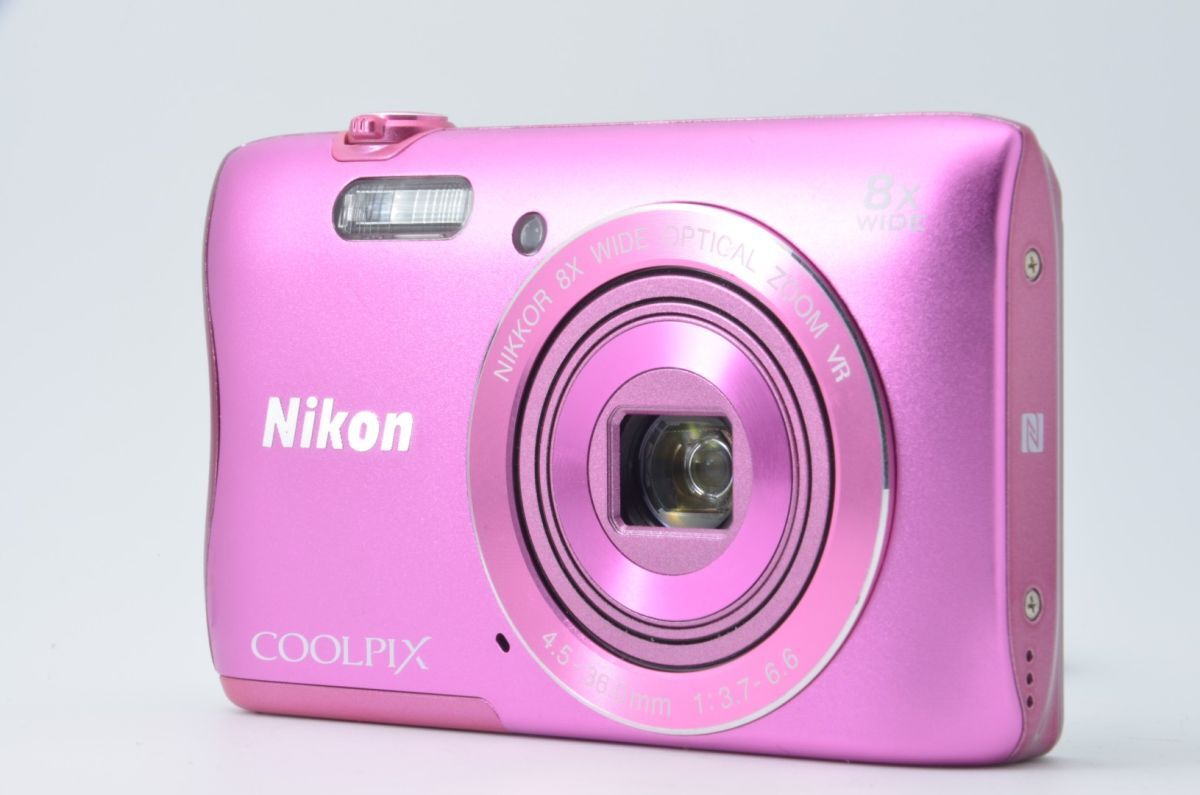 ★動作品★ニコン NIKON COOLPIX S3700 人気カラー ピンク コンパクトデジタルカメラ B3991 #88
