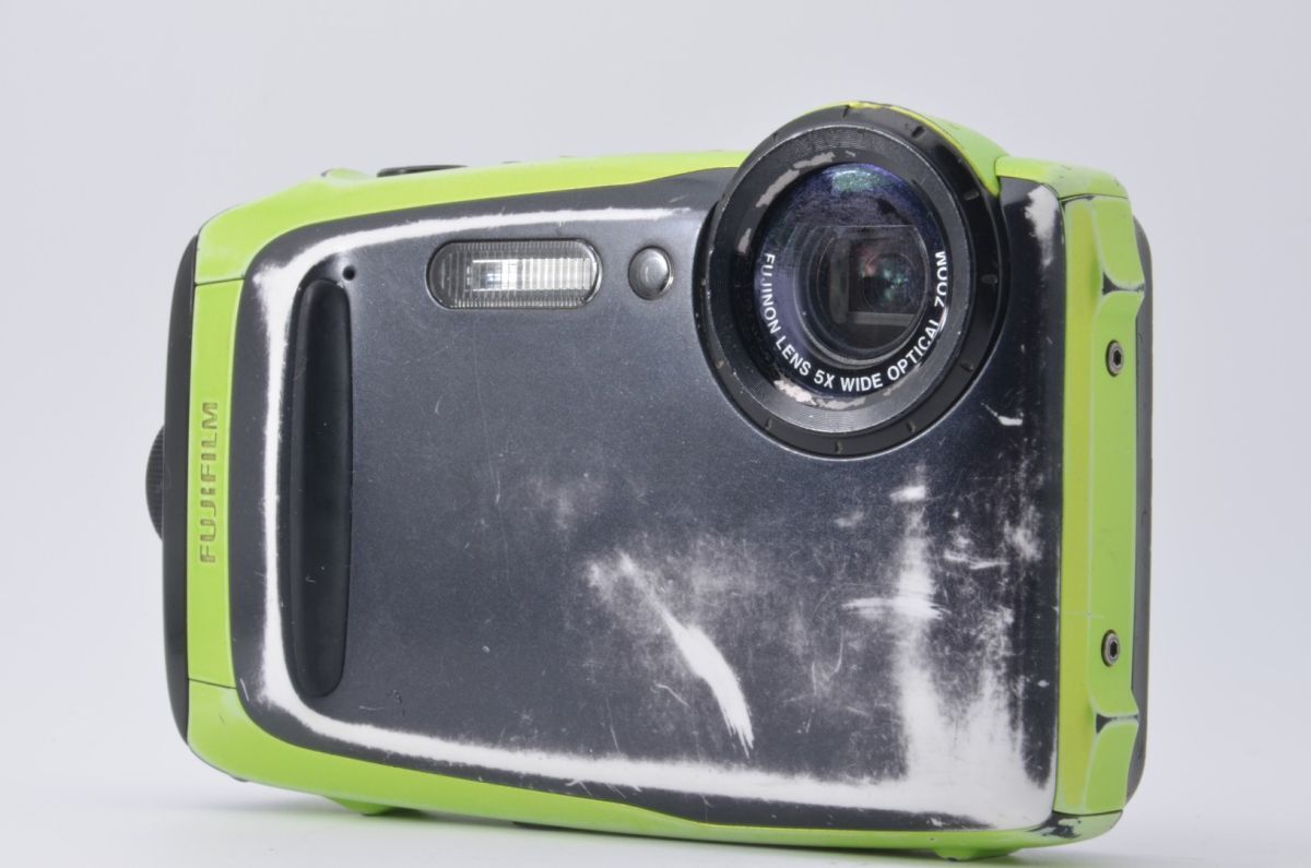 ★動作品★フジフィルム FUJIFILM FinePix XP90 デジタルカメラ 防水 ライム B3957 #33