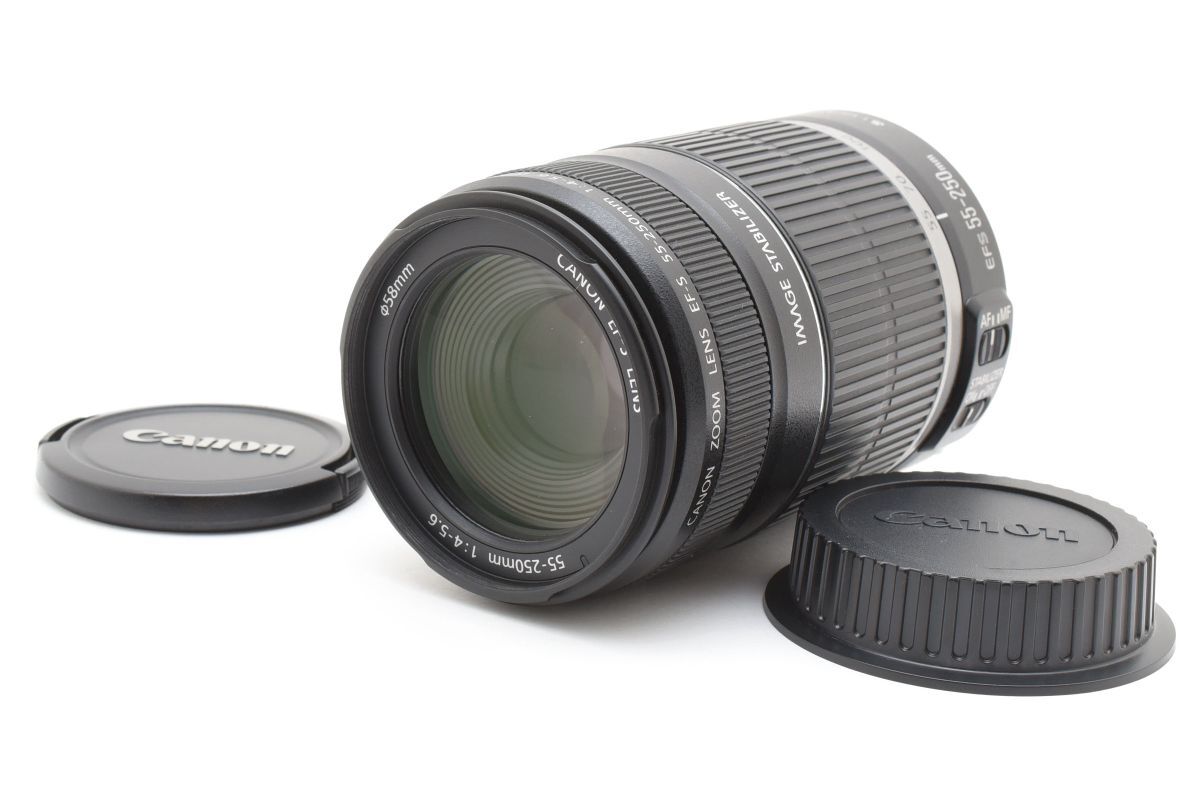 ★外観美品★ キヤノン CANON EF-S 55-250mm F4-5.6 IS OL4004 #33