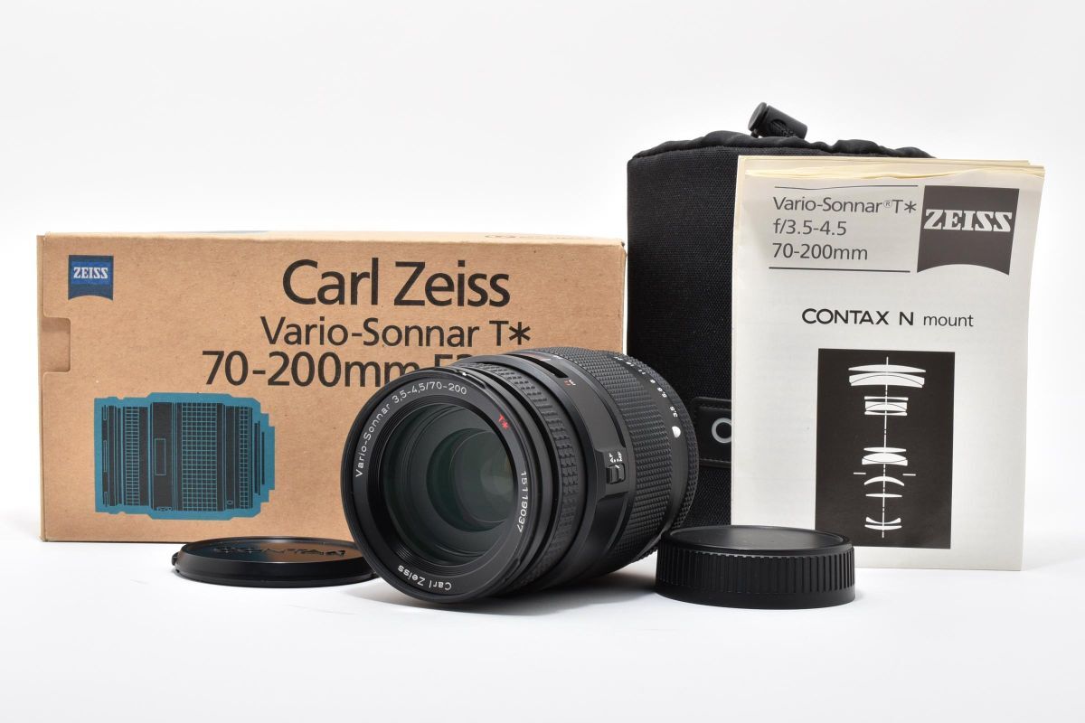 ★新品級★ コンタックス CONTAX Carl Zeiss Vario-Sonnar 70-200mm F3.5-4.5 T* コンタックス Nマウント OL3985 #150