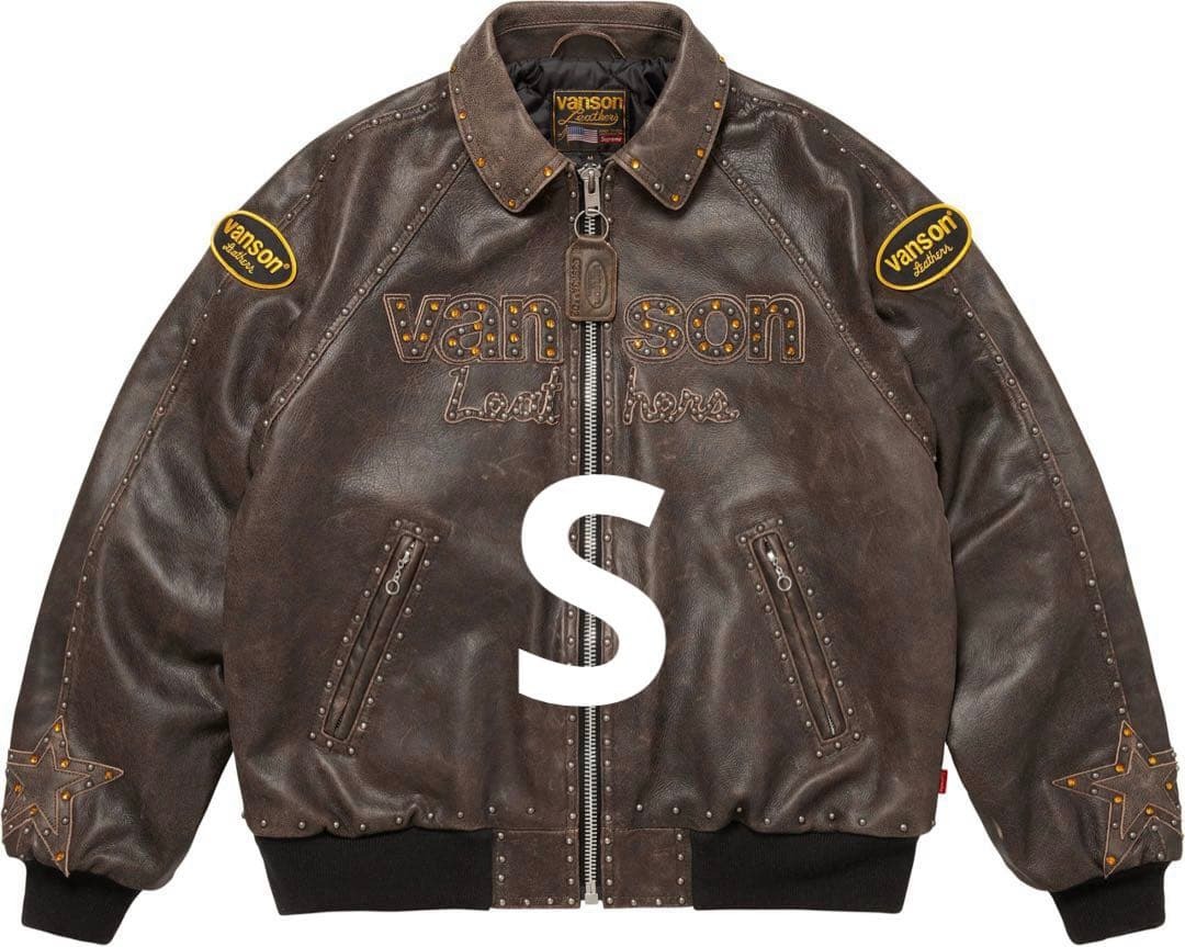 ［S］Supreme / Vanson b.b. Simon Leather Jacket　シュプリーム BBサイモン バンソン レザージャケット
