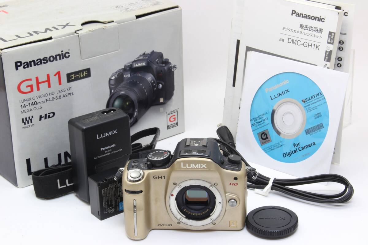 B+ (並品) Panasonic パナソニック LUMIX DMC-GH1 ボディ ゴールド 初期不良返品無料 2-173