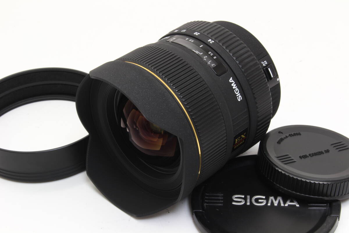A (美品) SIGMA シグマ EX 12-24mm F4.5-5.6 DG HSM Canon用 初期不良返品無料 3-6