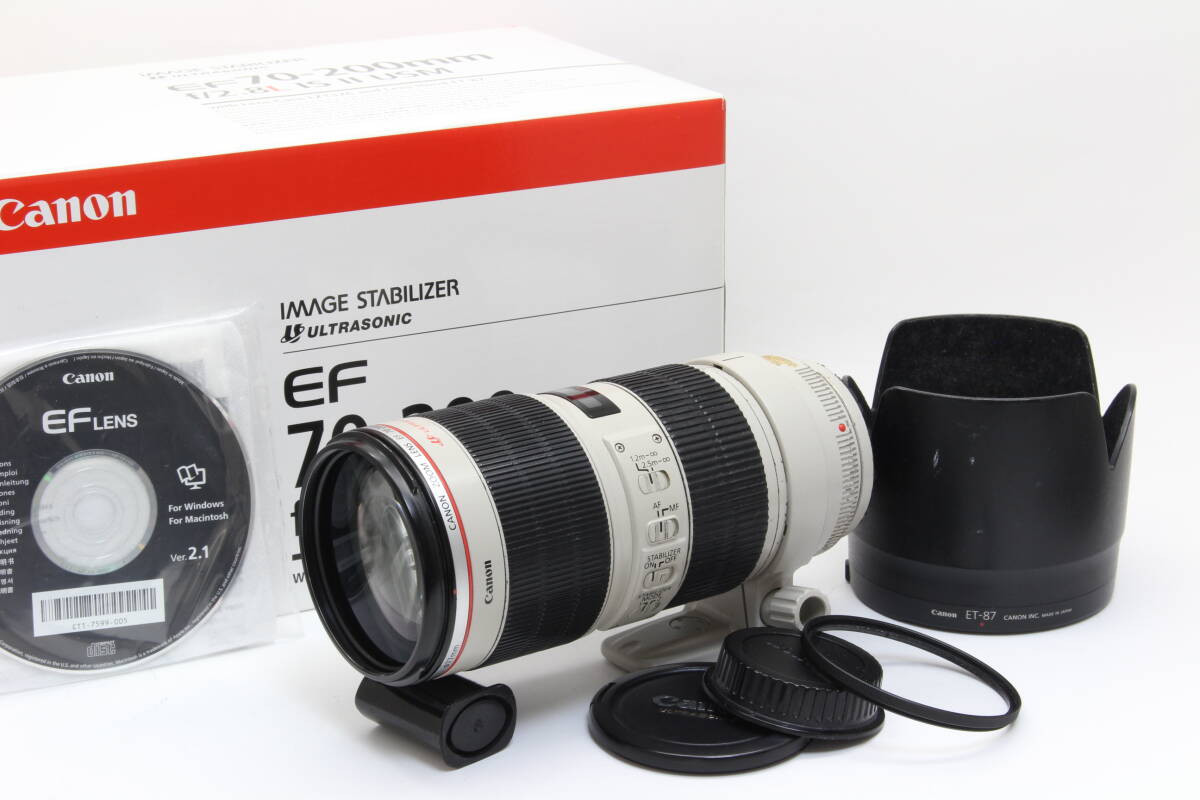 B (並品) Canon キヤノン EF 70-200mm F2.8 L IS II USM 初期不良返品無料 2-228