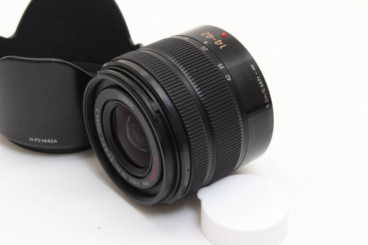 B+ (並品) Panasonic パナソニック LUMIX G VARIO 14-42mm F3.5-5.6 II ブラック マイクロフォーサーズ 初期不良返品無料 3-18.1