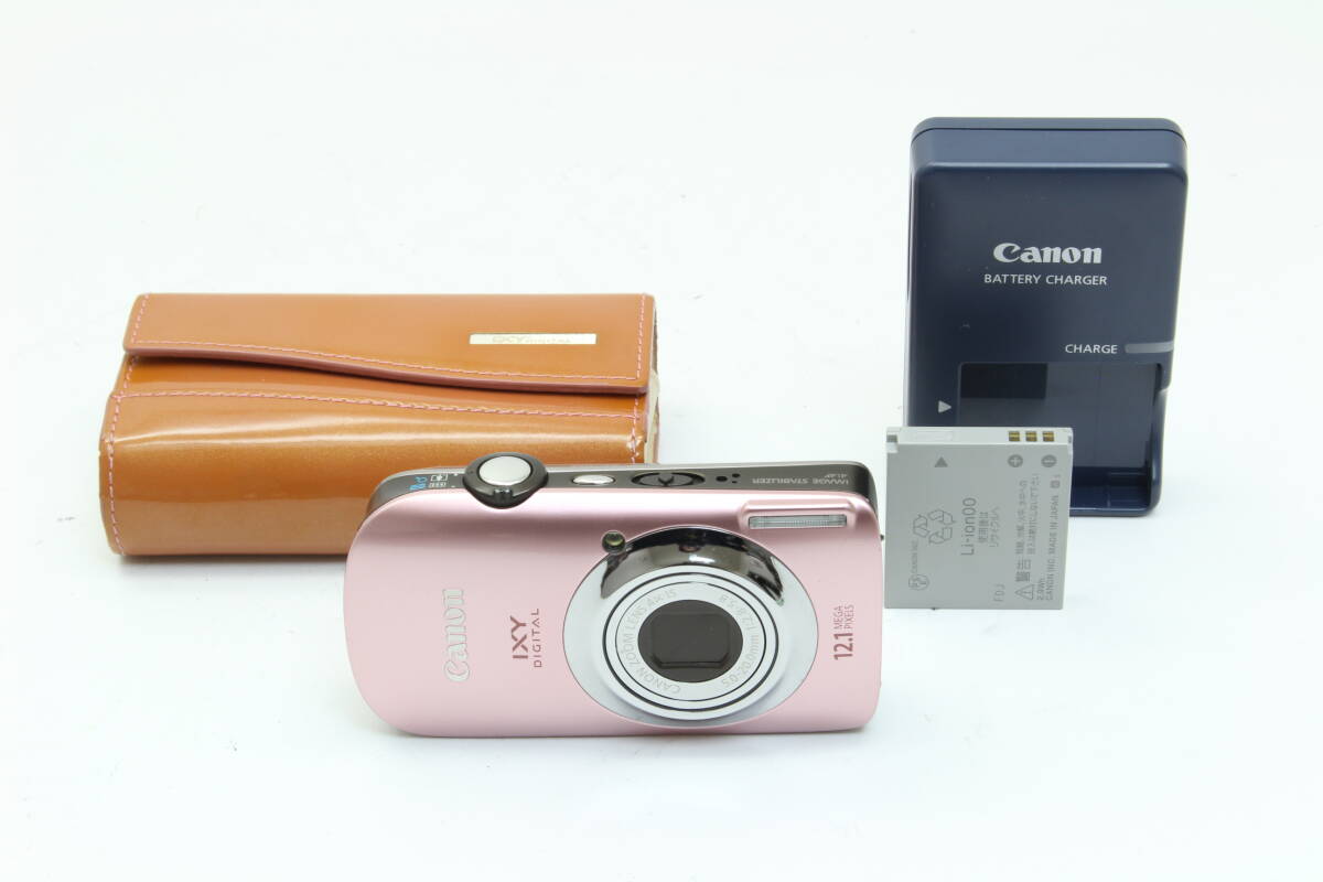 AB+ (良品) Canon キヤノン IXY DIGITAL 510 IS ピンク 初期不良返品無料 3-56