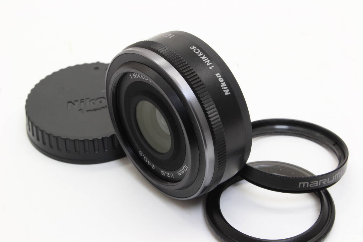 AB (良品) Nikon ニコン 1 NIKKOR 10mm F2.8 ブラック 初期不良返品無料 3-55