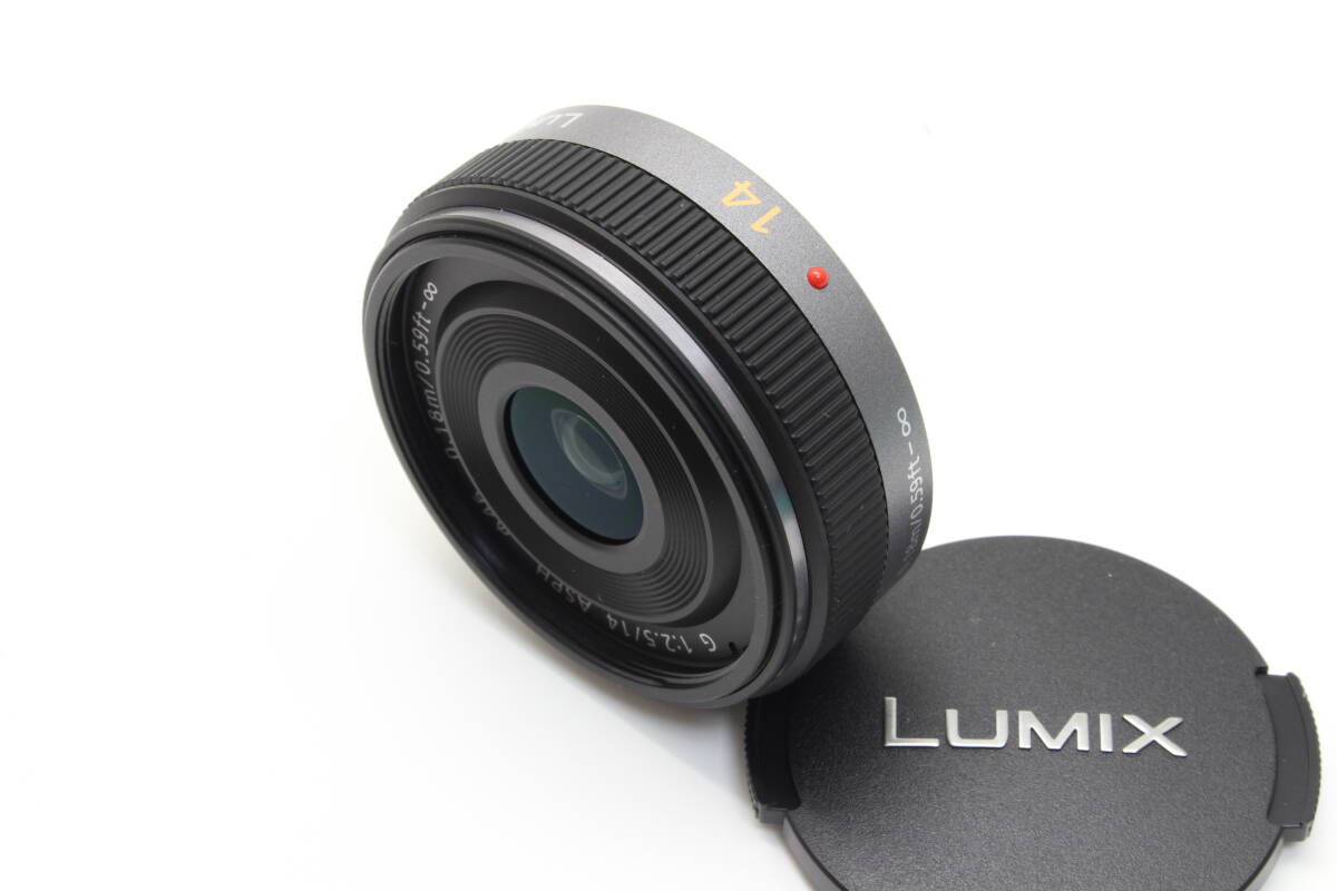 AA (新品級) Panasonic パナソニック LUMIX G 14mm F2.5 ASPH. マイクロフォーサーズ 初期不良返品無料 3-187