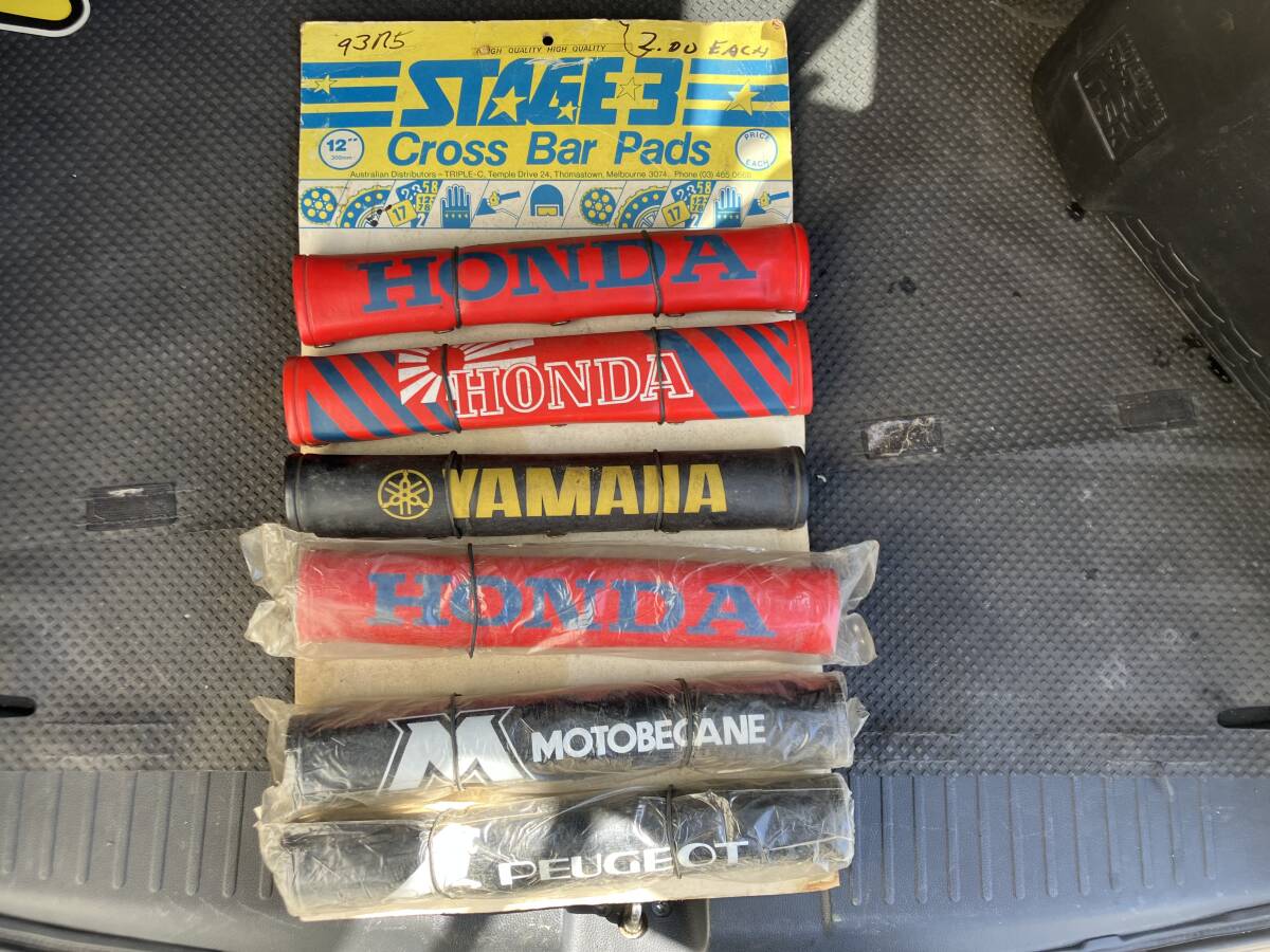 当時物 VMX ヴィンテージ モトクロス ハンドルバーパッド CR KX YZ DT XR XL KL TR 