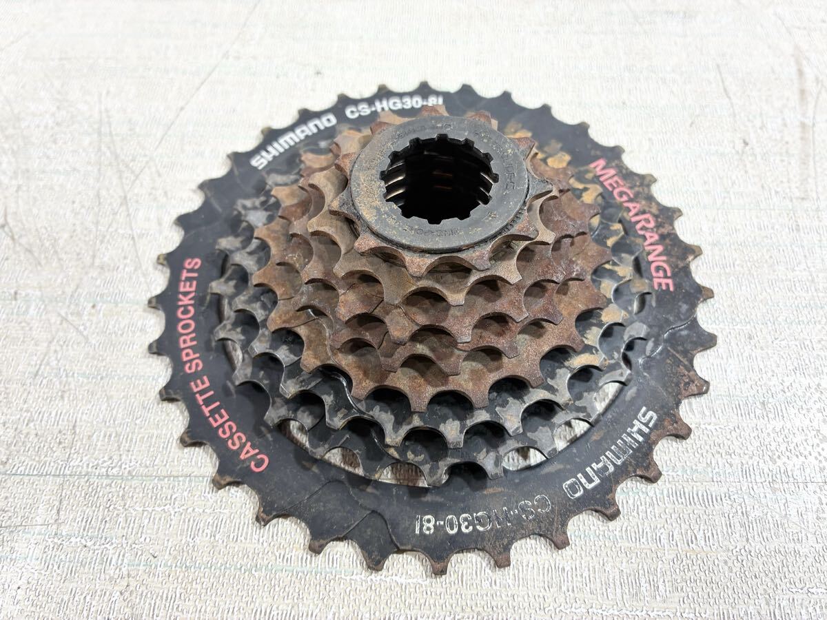 シマノ CS-HG30 8速 11〜34T 全国レターパックプラス600円で発送します　MTB