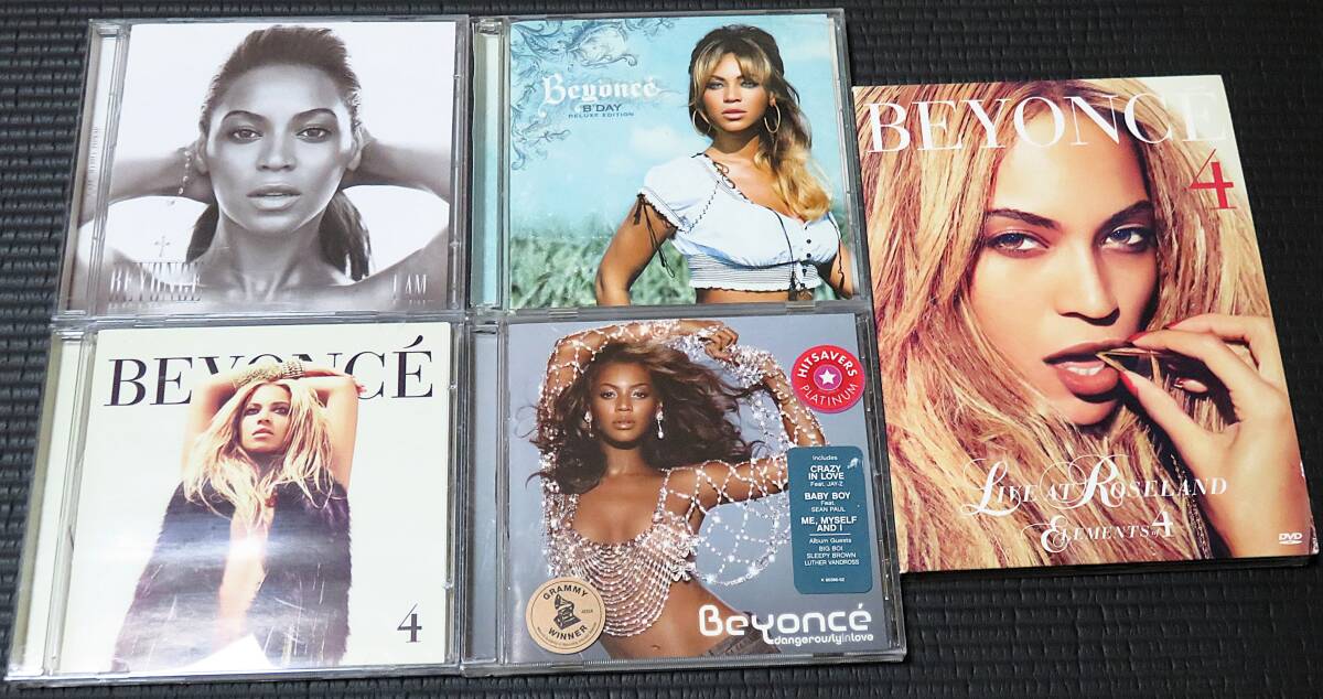 ◆Beyonce◆ ビヨンセ 5枚まとめて 5枚セット 4CD+4DVD B'Day, I Am... Sasha Fierce, 4, Live At Roseland Elements Of 4