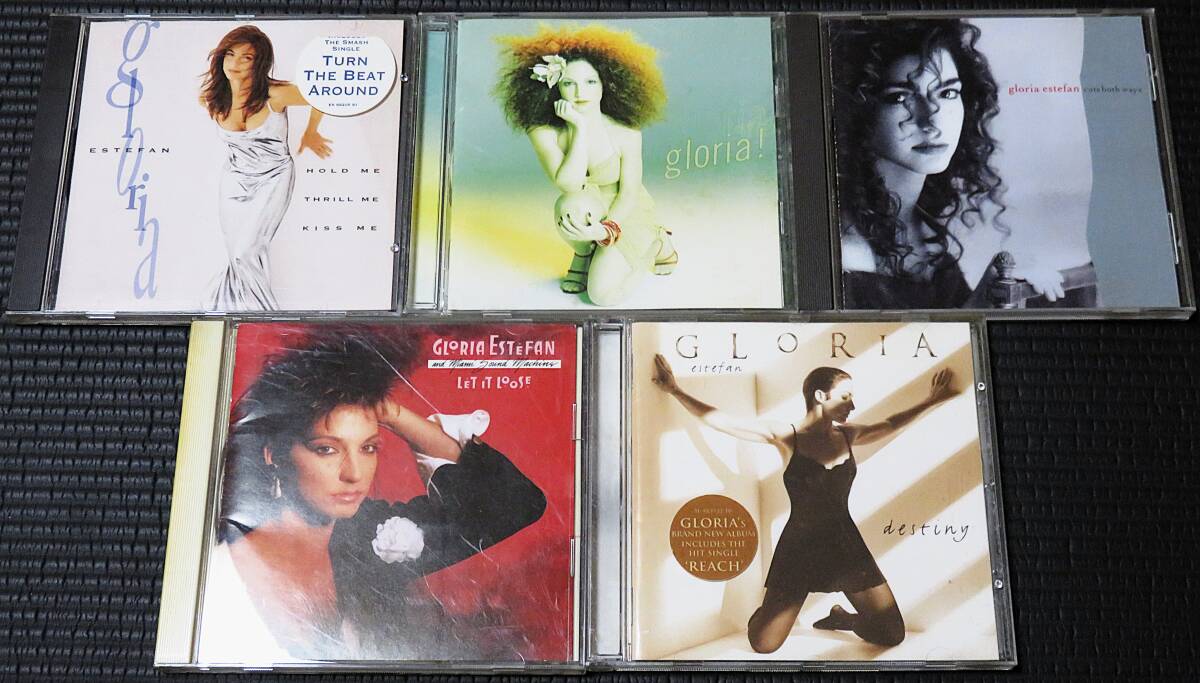 ◆Gloria Estefan◆ グロリア・エステファン 5枚まとめて 5枚セット 5CD Cuts Both Ways, Let It Loose, Destiny, Gloria!