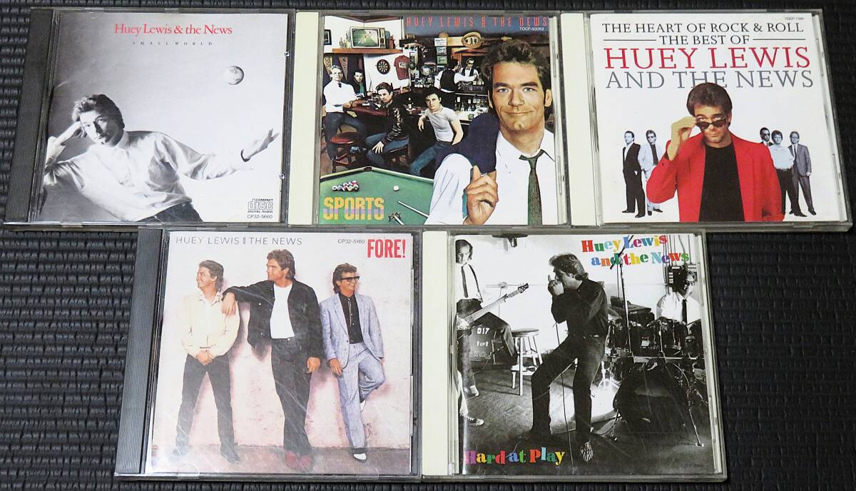 ◆Huey Lewis & The News◆ ヒューイ・ルイス&ザ・ニュース 5枚まとめて 5枚セット 5CD Best, Sports, Fore! Small World