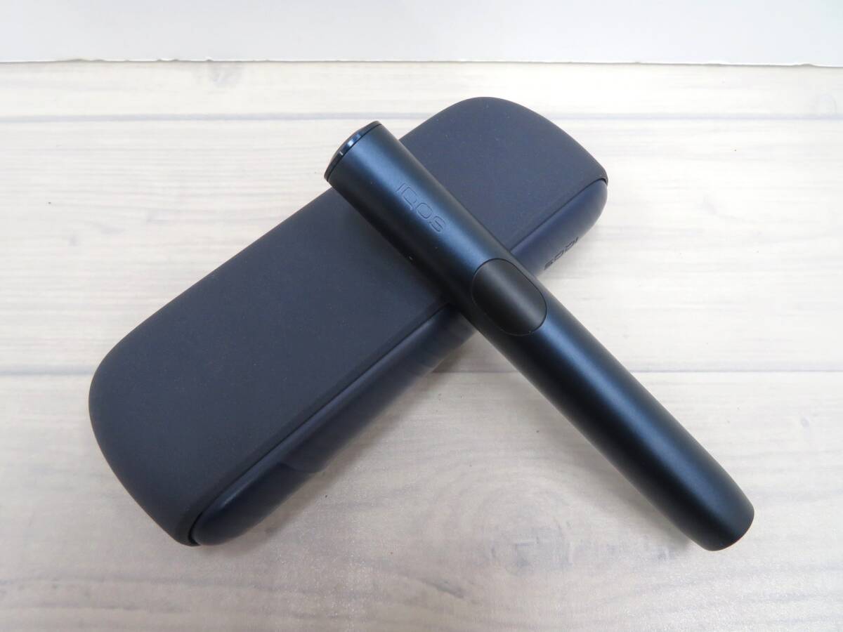 3S258SZ11◇IQOS ILUMA i アイコス イルマ アイ ミッドナイトブラック M0022/M0010 通電確認済◇中古