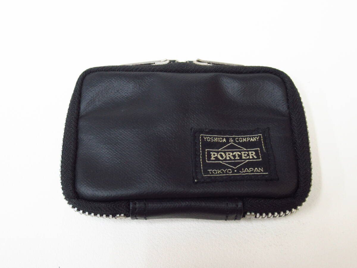 3D299MZ8◇PORTER ポーター 6連キーケース 吉田カバン ブラック やや香水香りあり◇中古
