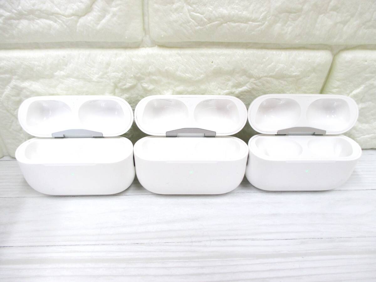 3F178SZ11◇ケースのみ Apple AirPods Pro 第2世代 ケース A2700 イヤホン無し 3点セット◇中古 ジャンク