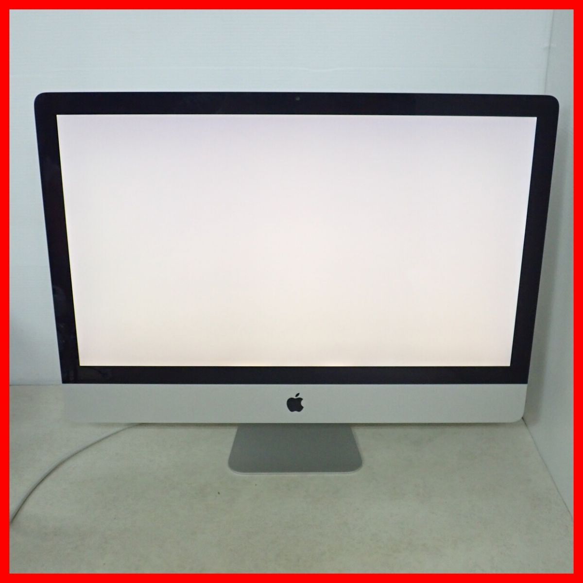 Apple iMac A1312 27インチ シルバー アップル HDD/CDドライブ欠品 通電のみ確認【SG